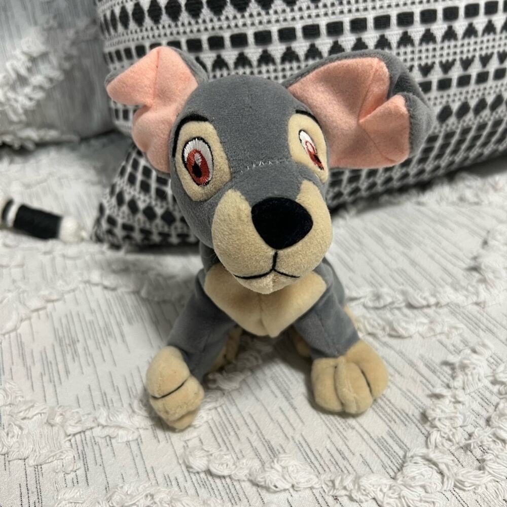 Disney Store Vintage Tramp 7” Mini Bean Bag Plush